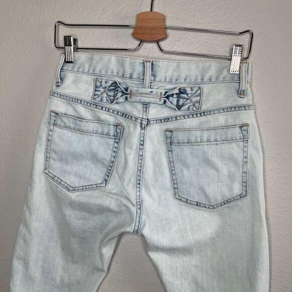 Onitsuka Tiger X Andrea Pompilio  Light Wash Cropped Jeans Size Small - Picture 5 of 15